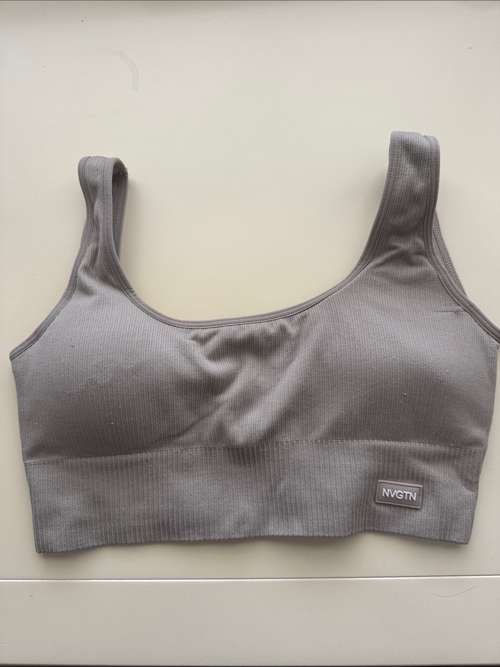 NVGTN Ribbed Sports Bra- medium